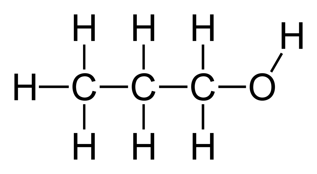 Propanol Lewis Structure